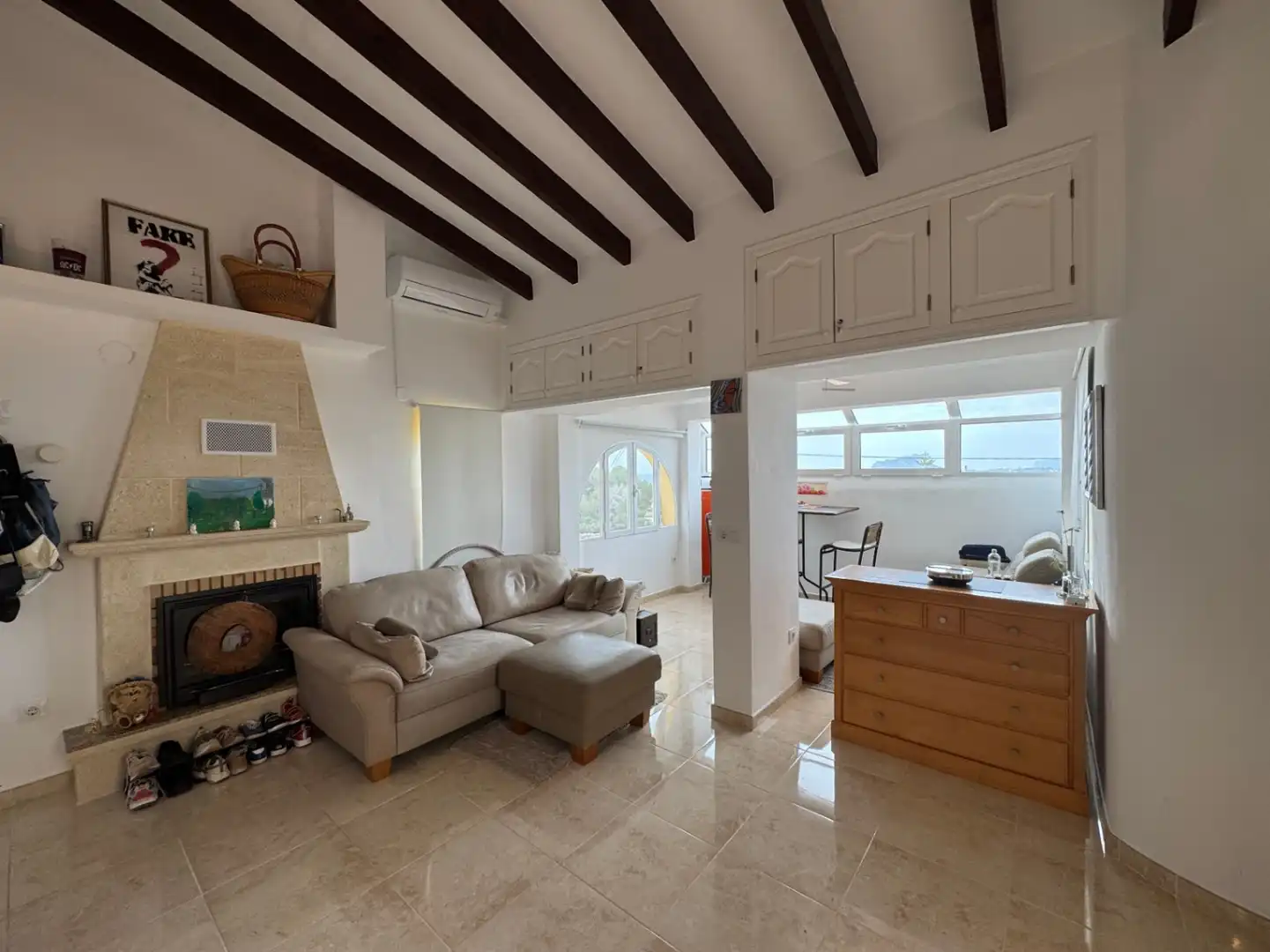 Sala de estar de Apartamento en venta en Moraira con Aire acondicionado, Calefacción y Terraza