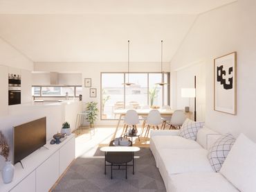 Appartamento di nuova costruzione con balcone in vendita a Carrer de Ramón y Cajal 5