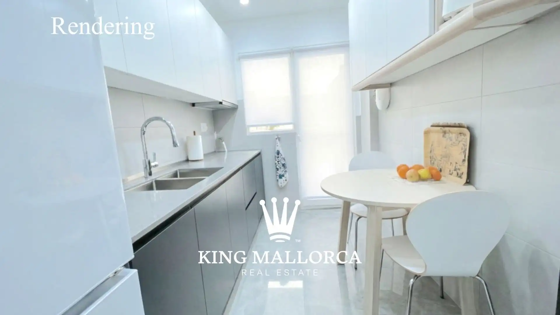 Kitchen of Flat for sale in  Palma de Mallorca  with Air Conditioner, Heating and Terrace