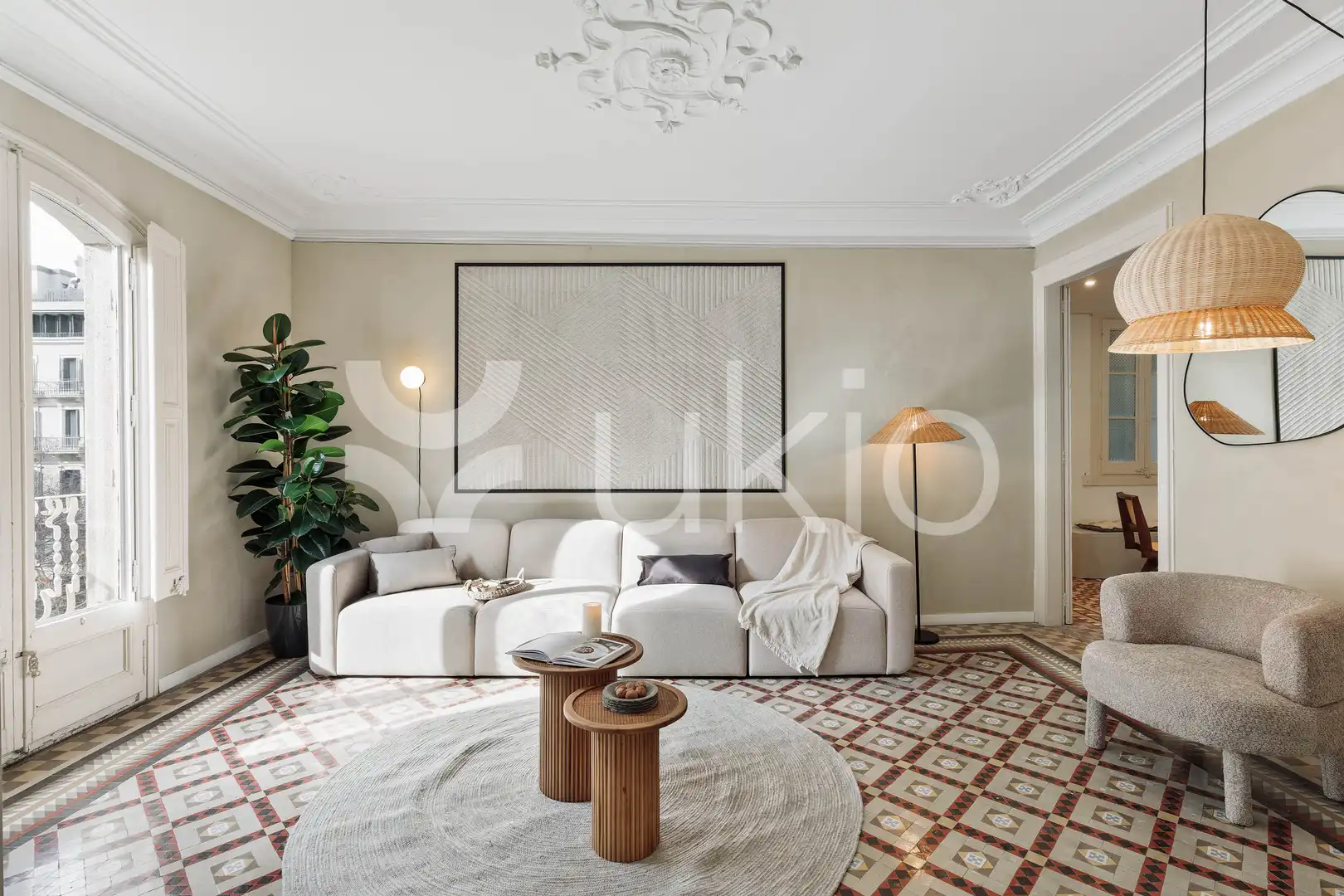 Apartamento con terraza en alquiler en Carrer de Casp, imagen 2