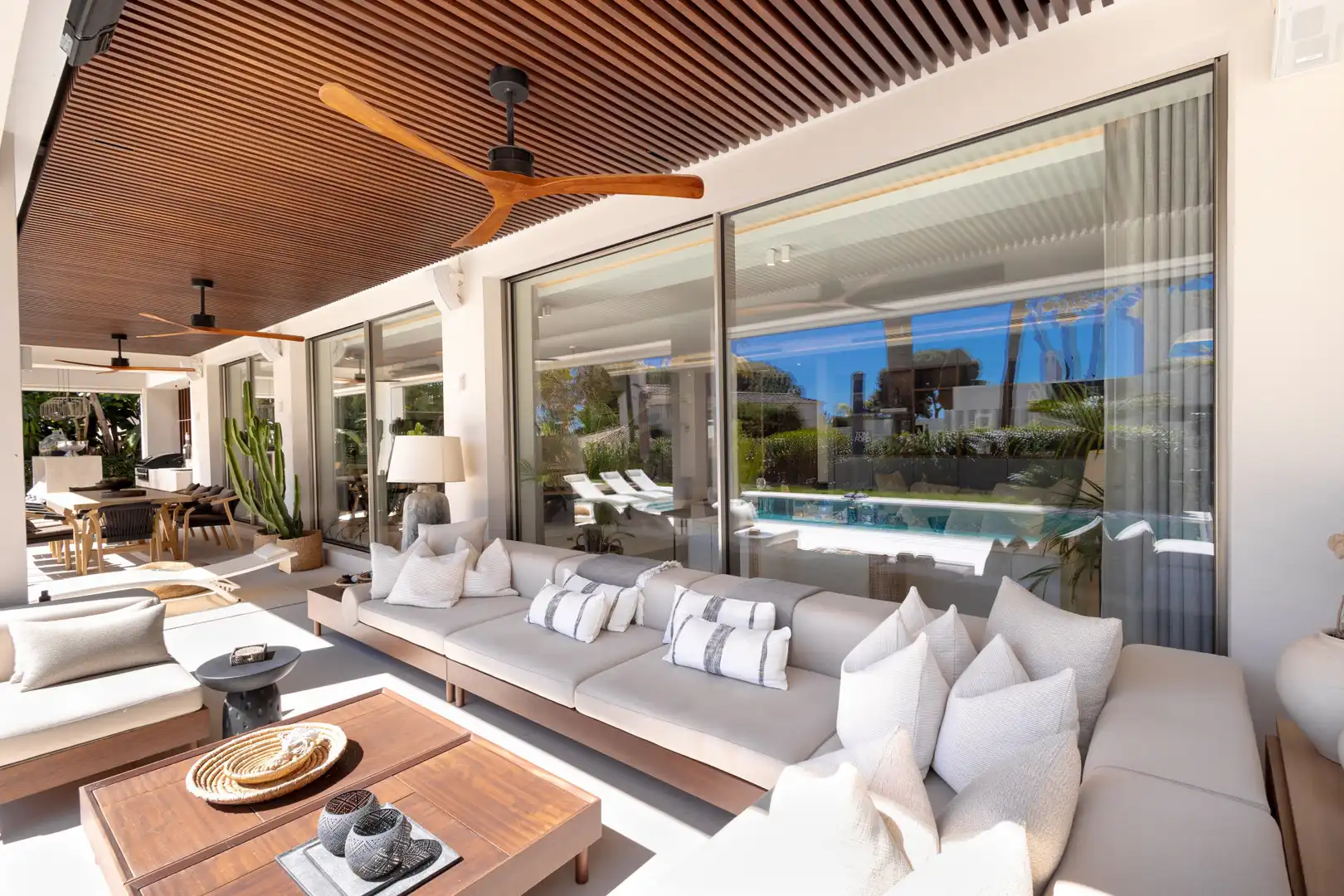 Terrassa de Casa o xalet de lloguer en Marbella amb Calefacció, Jardí privat i Terrassa