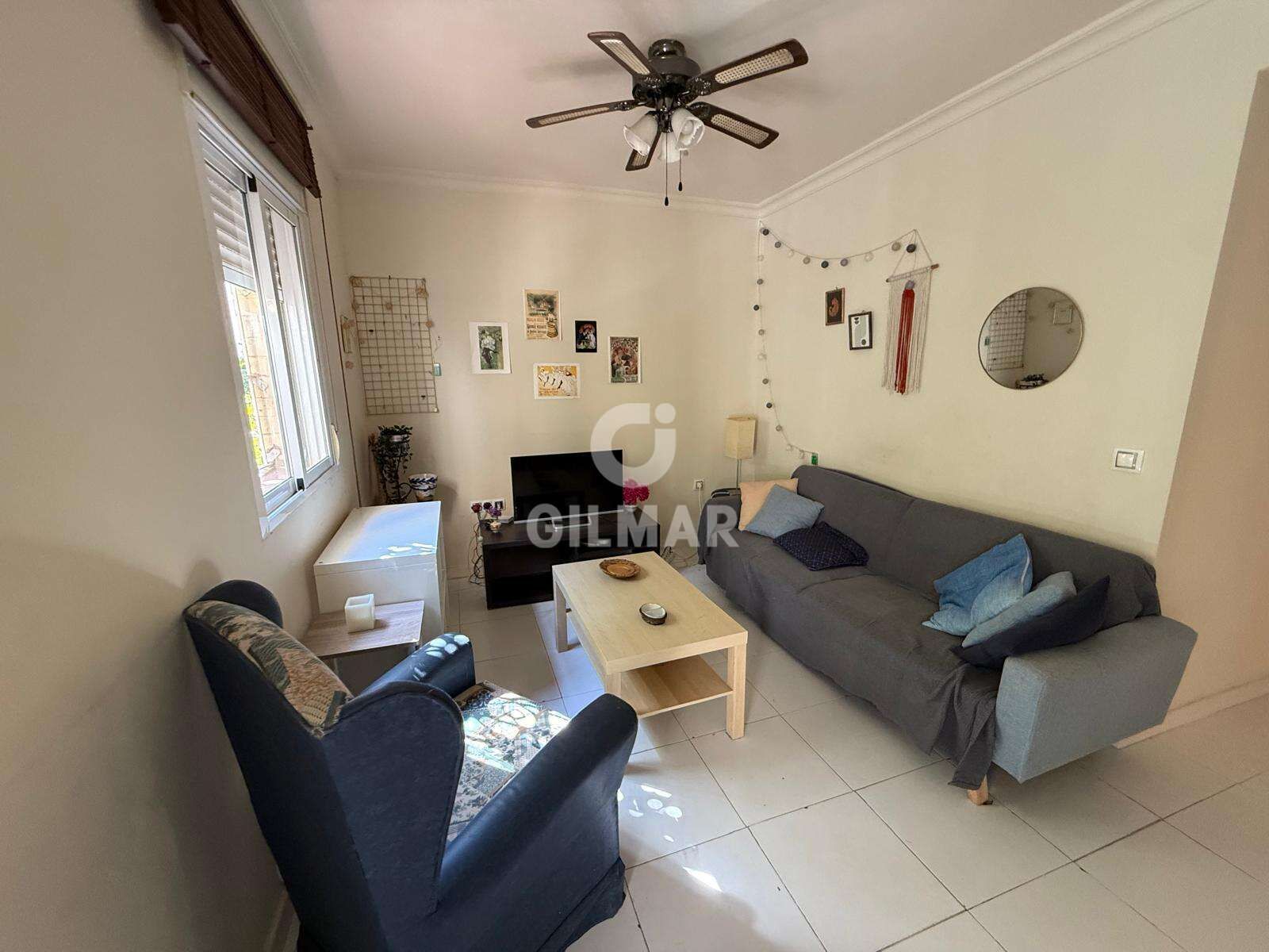 Living room of Flat to rent in  Sevilla Capital  with Heating, Furnished and Balcony