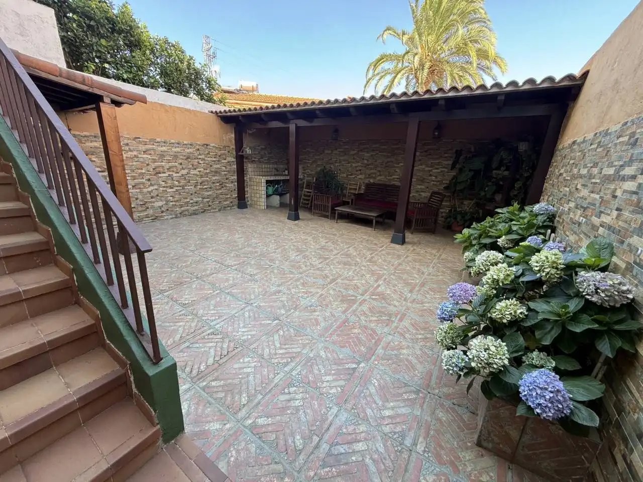 Terrassa de Casa adosada en venda en San Cristóbal de la Laguna amb Jardí privat, Parquet i Terrassa