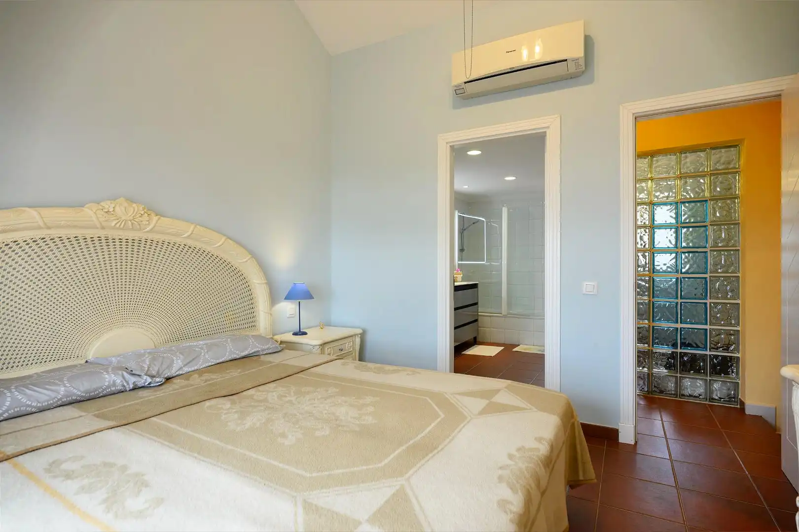 Schlafzimmer von Einfamilien-Reihenhaus zur Miete in San Bartolomé de Tirajana mit Klimaanlage, Privatgarten und Terrasse
