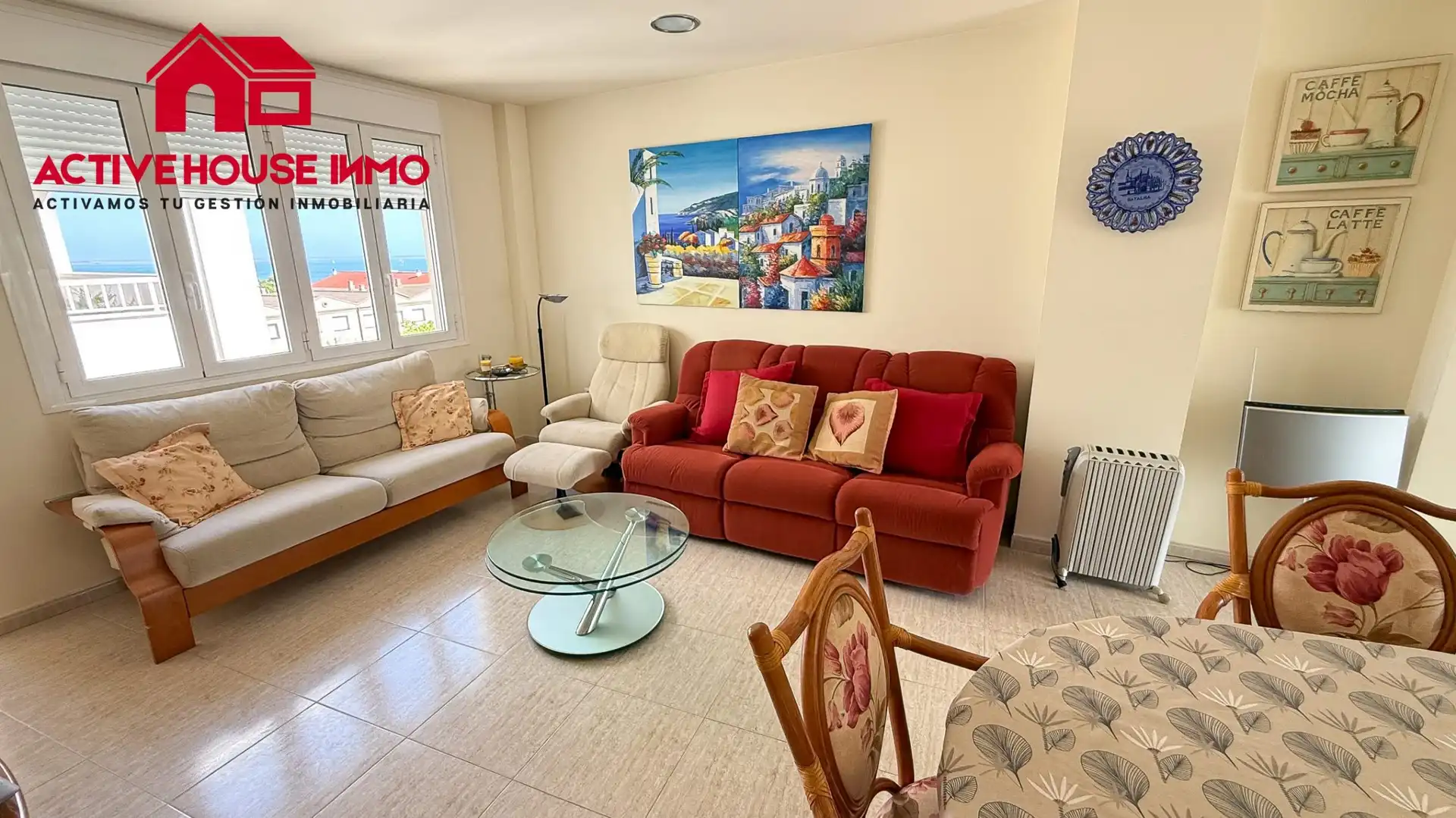Living room of Attic for sale in La Ràpita  with Heating, Terrace and Storage room