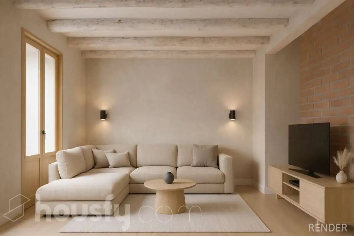 Living room of Houses for sale in Sant Martí de Tous  with Terrace and Balcony