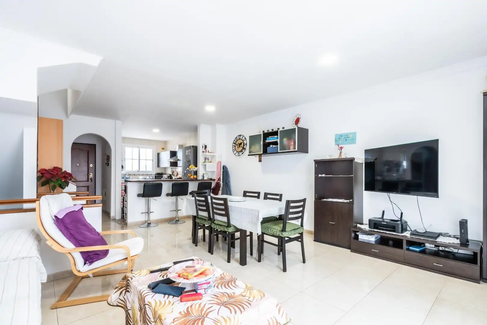 Sala de estar de Casa adosada en venta en Granadilla de Abona con Terraza y Balcón