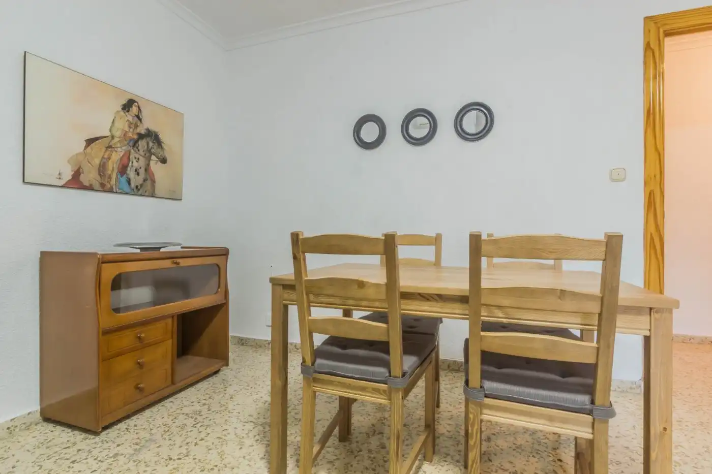 Comedor de Piso de alquiler en Granada con Aire acondicionado, Calefacción y Terraza