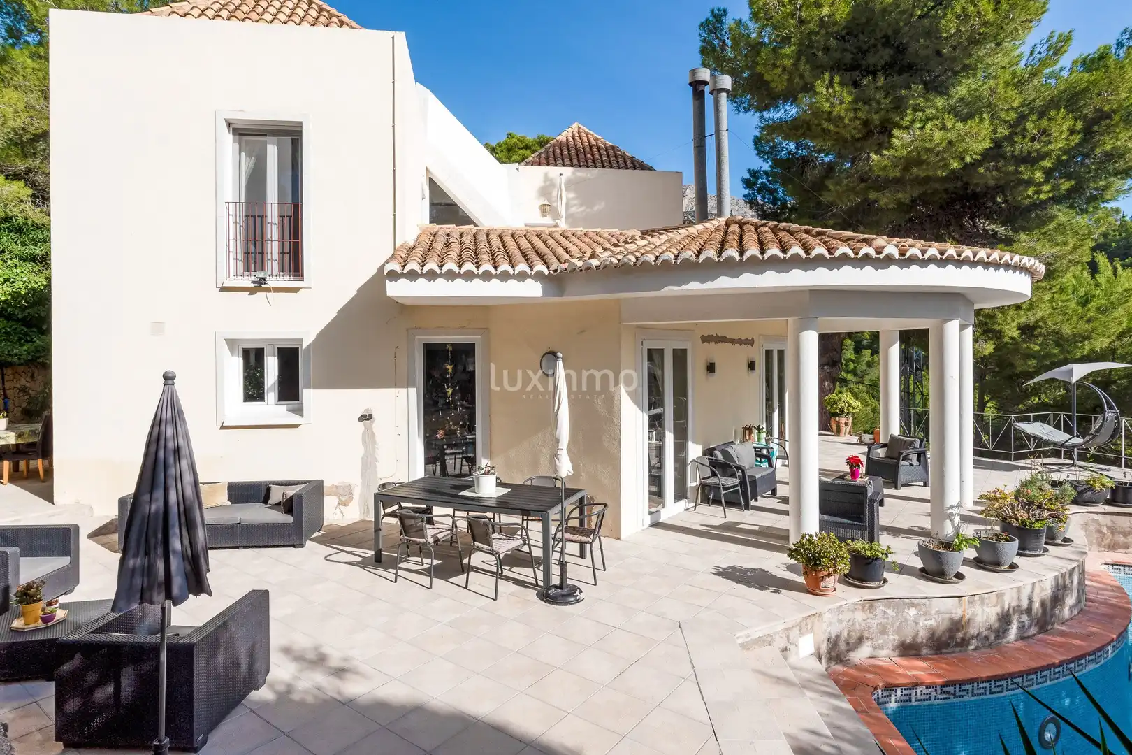 Vista exterior de Casa o chalet en venta en Altea con Aire acondicionado, Calefacción y Jardín privado