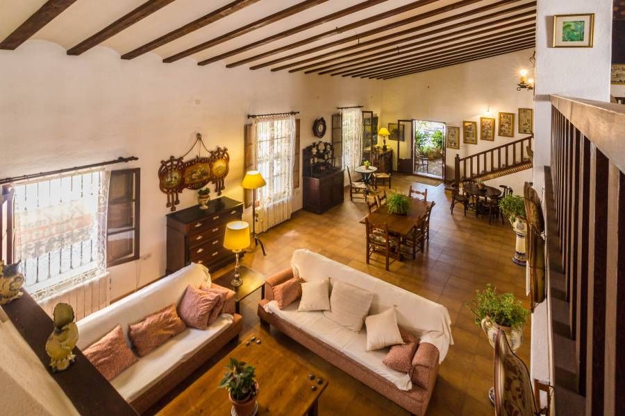 Sala d'estar de Finca rústica en venda en Quart de les Valls amb Calefacció, Terrassa i Balcó