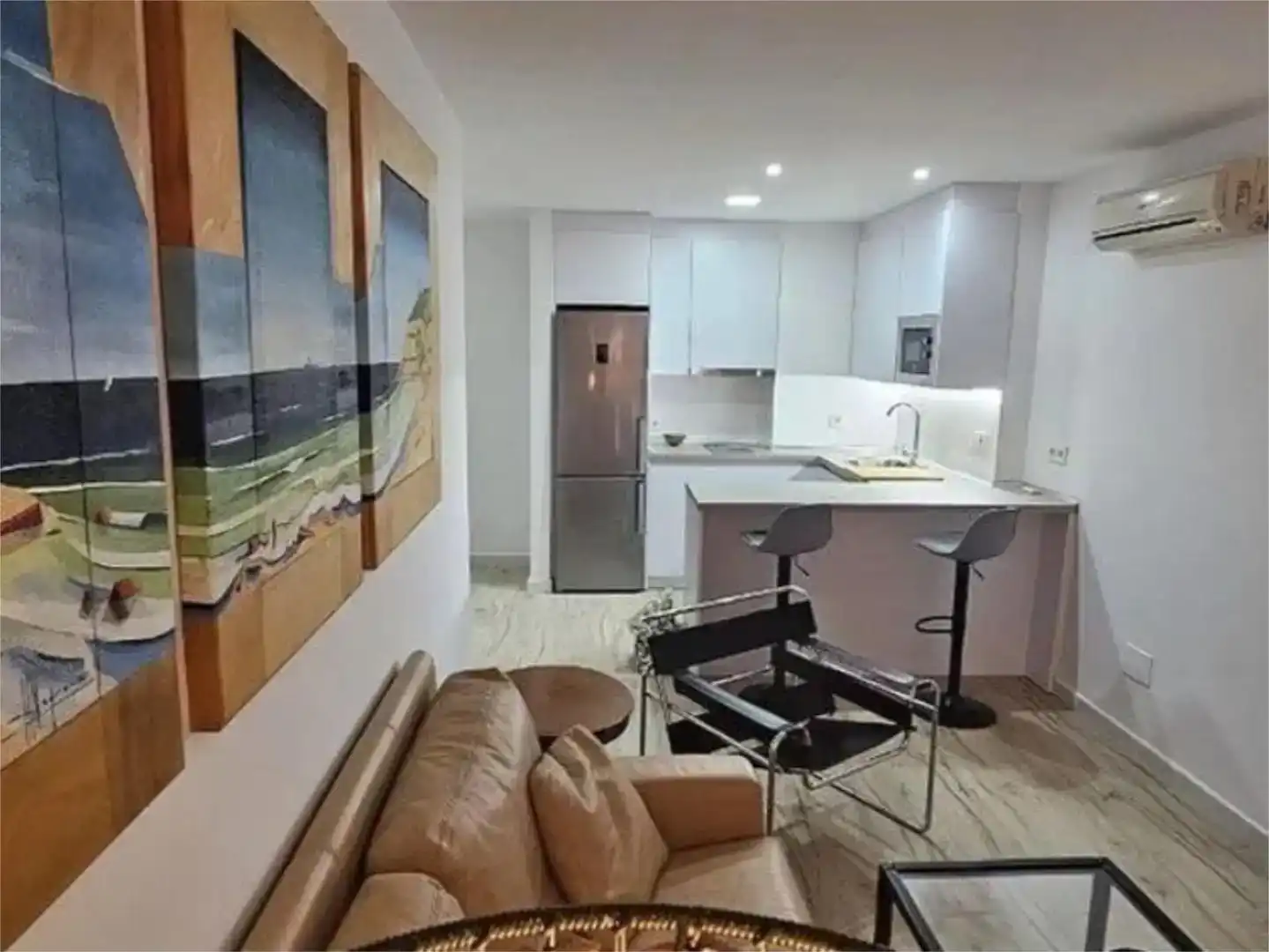 Küche von Wohnung zur Miete in Málaga Capital mit Klimaanlage