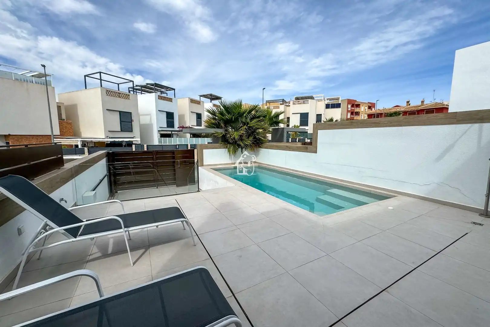 Swimming pool of Houses for rent in Benijófar  with Air Conditioner, Private garden and Terrace