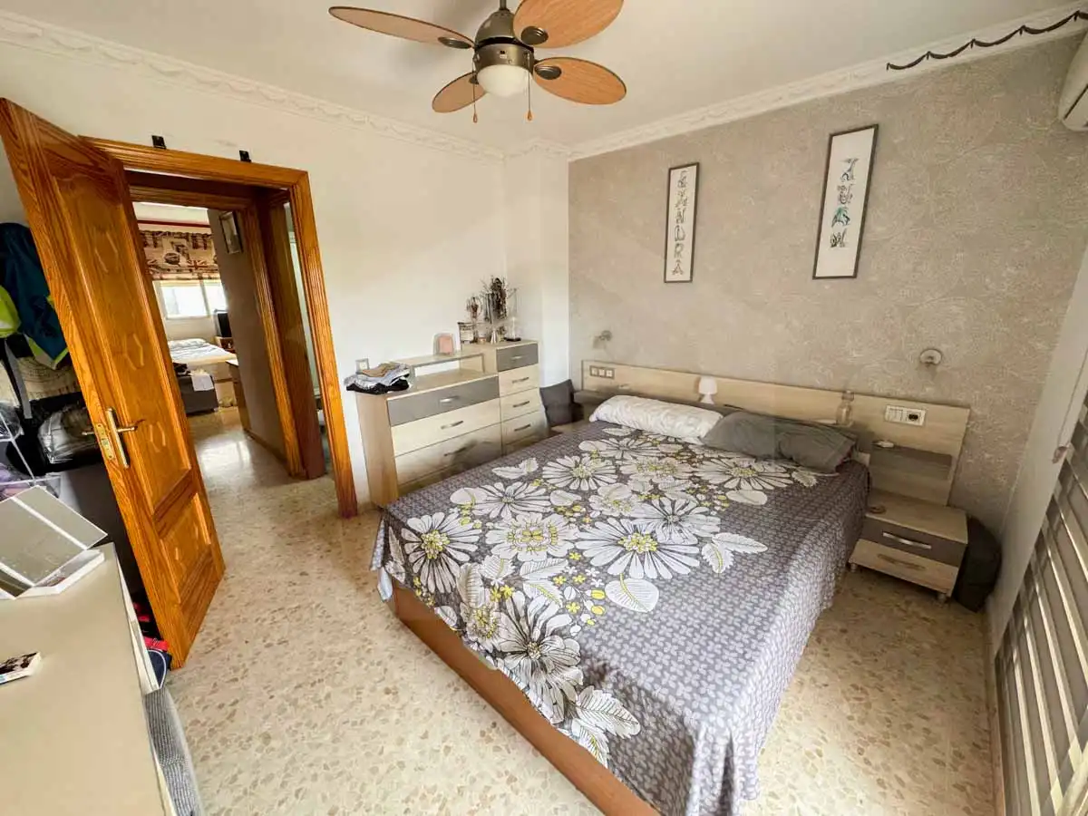 Dormitori de Casa adosada en venda en Cártama amb Terrassa i Piscina comunitària