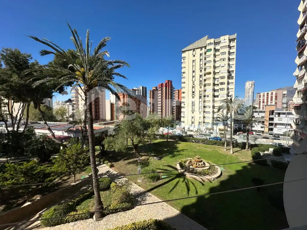 Vista exterior de Estudio en venta en Benidorm con Jardín privado, Piscina y Piscina comunitaria