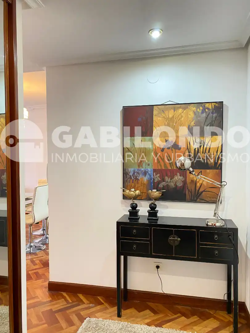 Sala de estar de Piso en venta en Elgoibar con Calefacción, Parquet y Amueblado