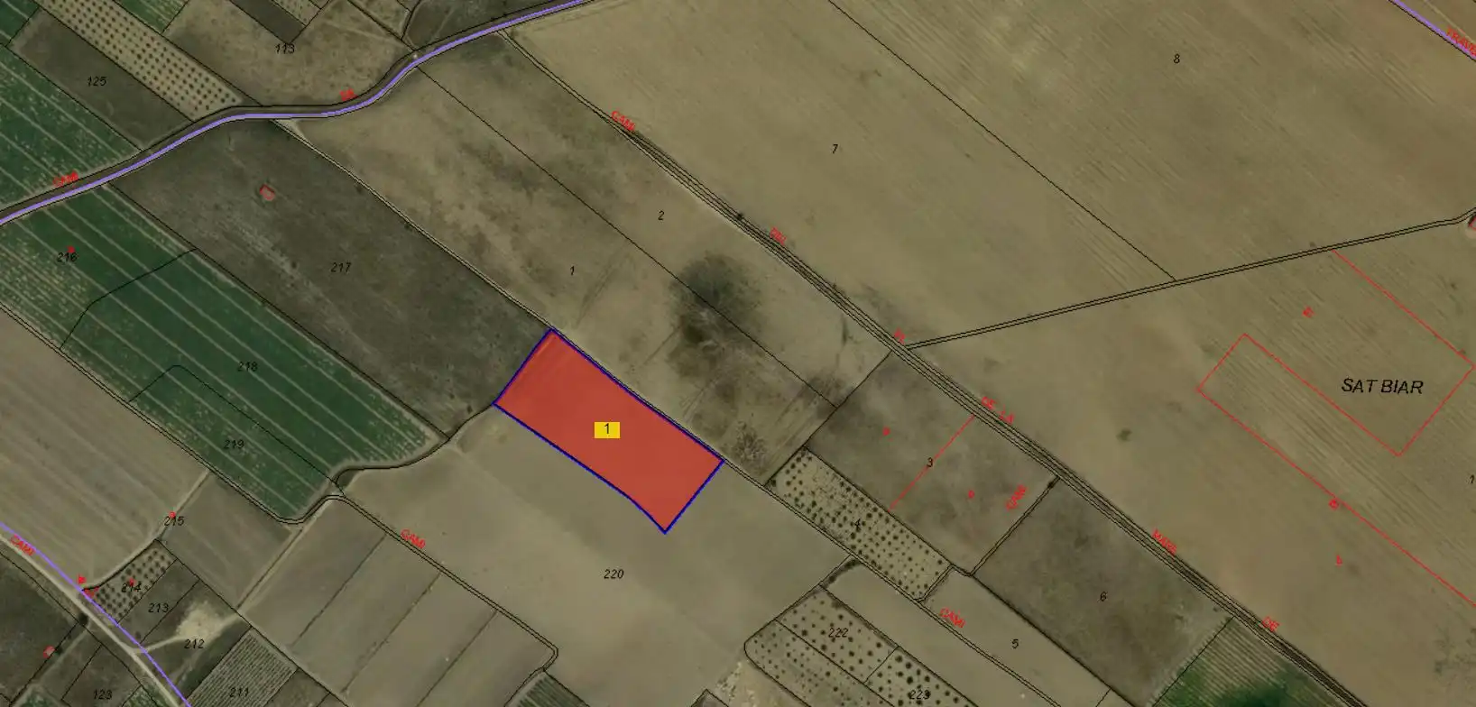 Rural land for sale in Biar
