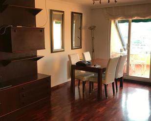 Dining room of Flat to rent in  Barcelona Capital  with Heating, Parquet flooring and Terrace