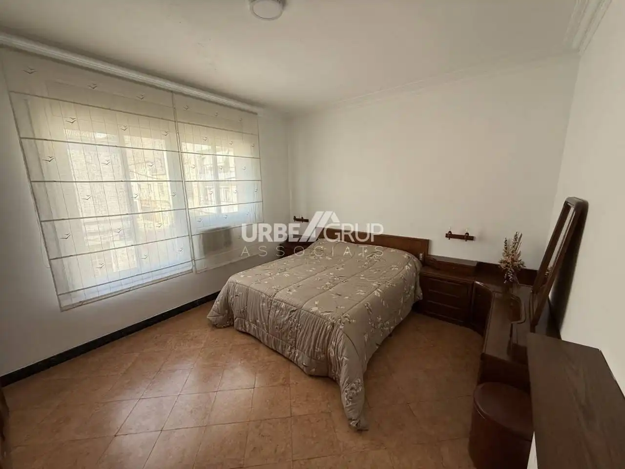 Bedroom of Flat for rent in Terrassa  with Air Conditioner, Heating and Terrace