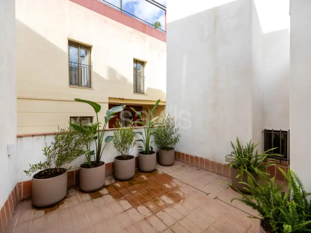 Terrassa de Apartament de lloguer en Barcelona amb Piscina i Moblat
