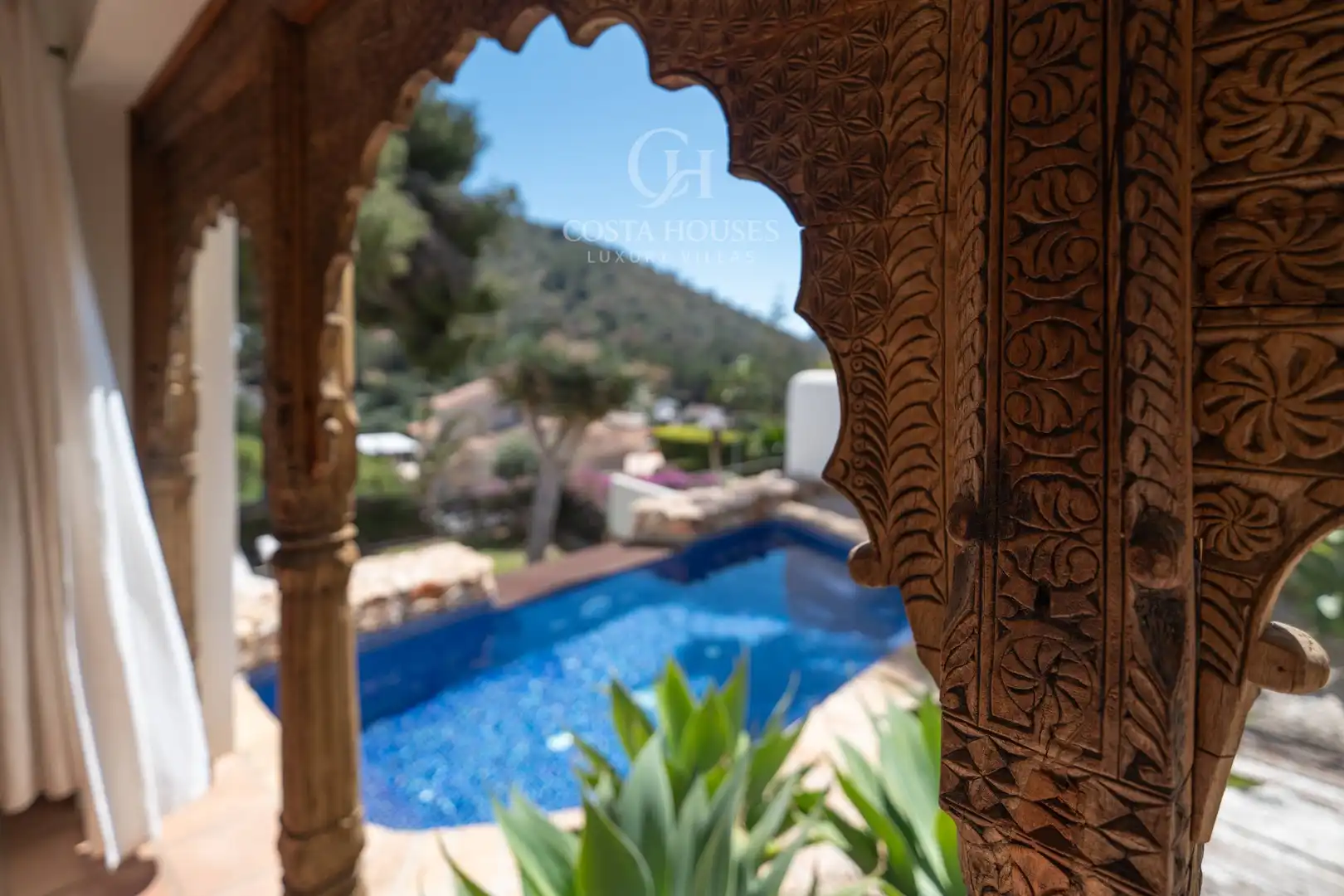 Jardí de Casa o xalet en venda en Moraira amb Aire condicionat, Calefacció i Jardí privat