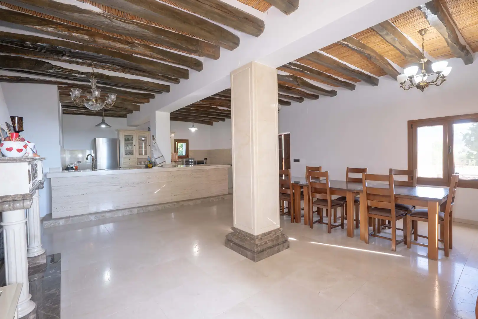 Esszimmer von Country house zum Verkauf in Válor mit Privatgarten, Terrasse und Abstellraum