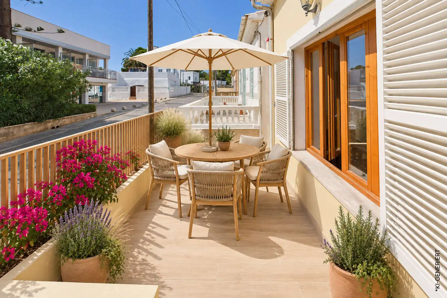Terrassa de Casa adosada en venda en Cala Ratjada