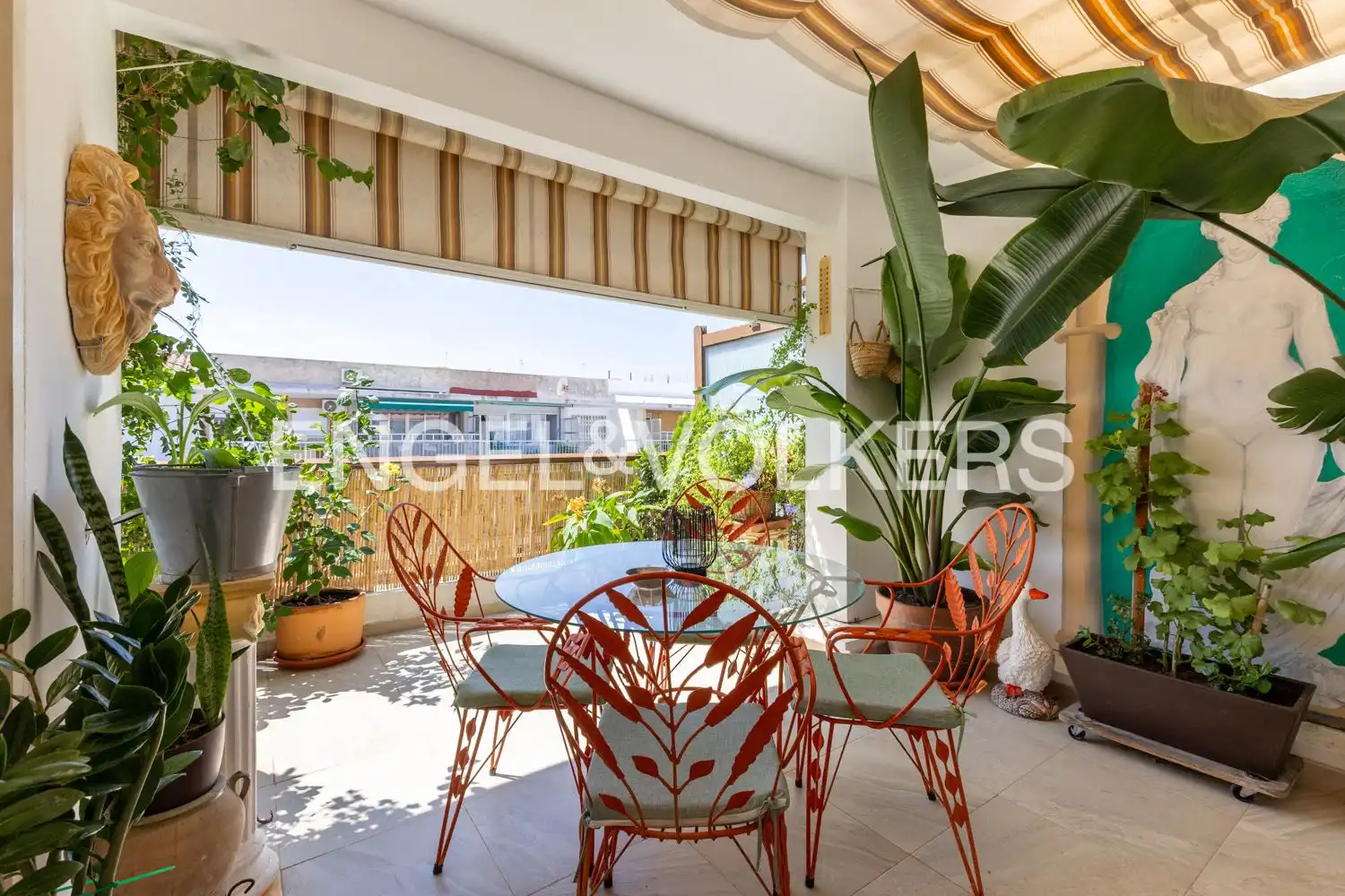 Terraza de Piso de alquiler en Cullera con Calefacción, Terraza y Amueblado