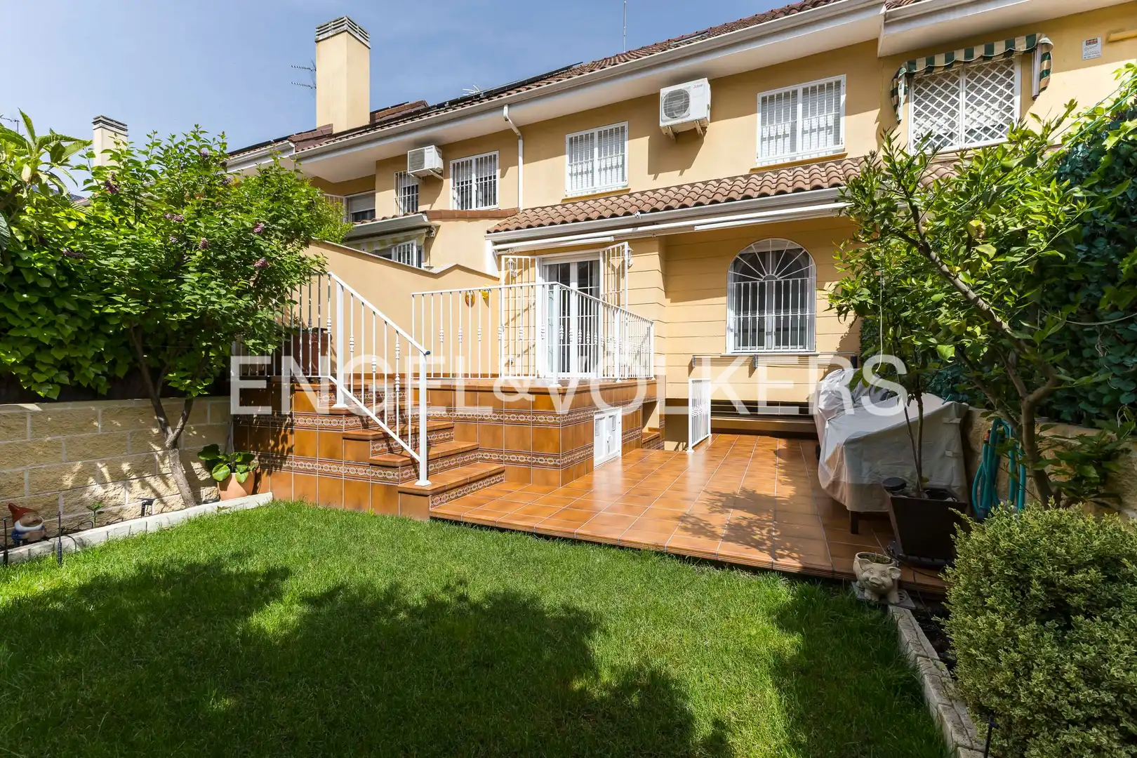 Terraza de Casa o chalet en venta en  Madrid Capital con Aire acondicionado, Calefacción y Jardín privado