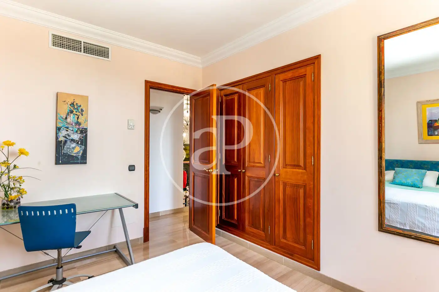 Bedroom of Houses for rent in Bunyola  with Air Conditioner, Heating and Private garden