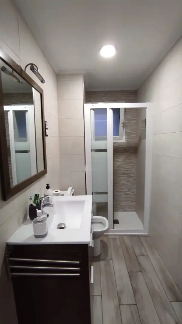 Bathroom of Flat for sale in Ermua  with Heating, Furnished and Balcony