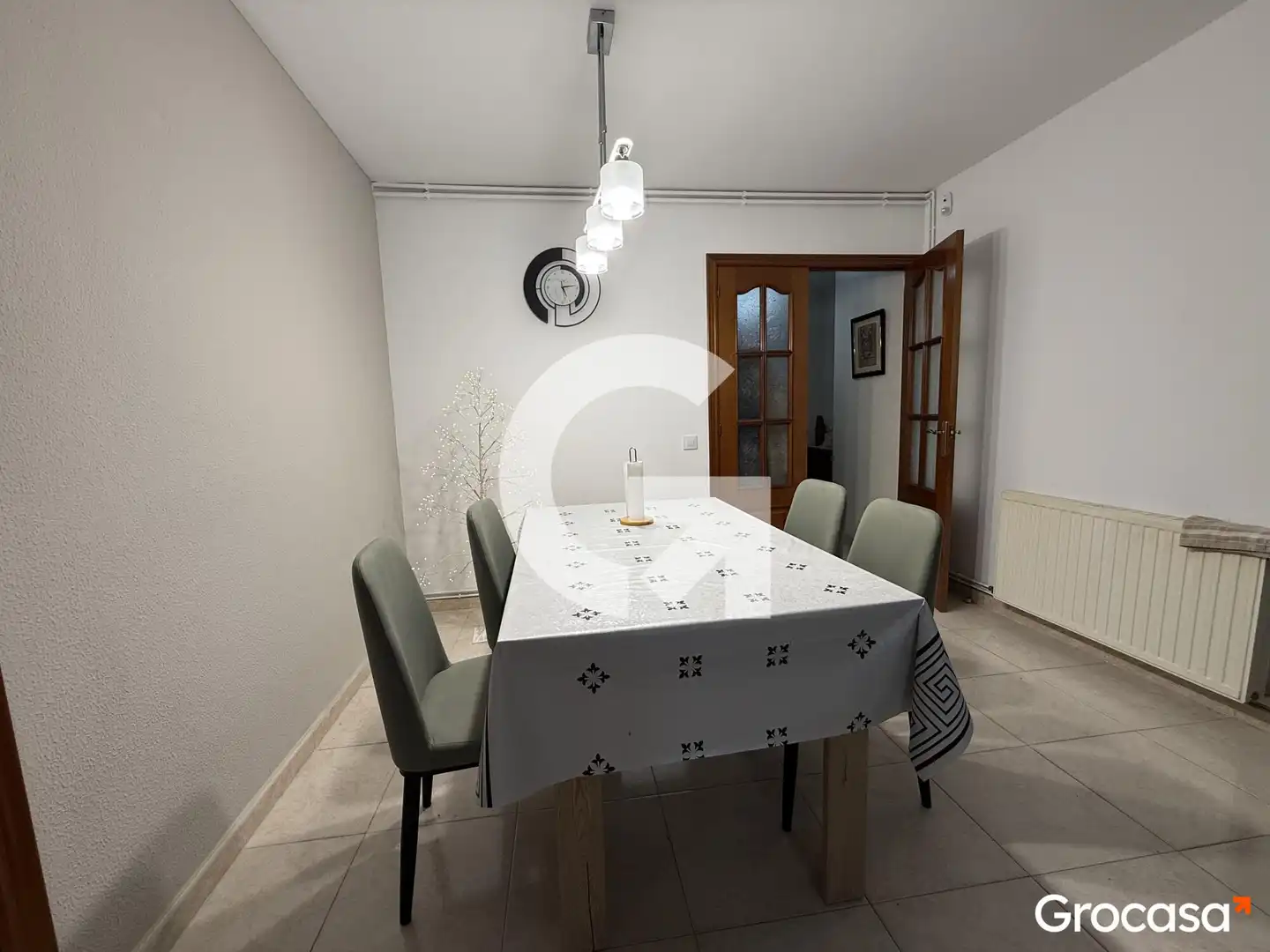 Dining room of Flat for sale in Mataró  with Heating, Terrace and Storage room