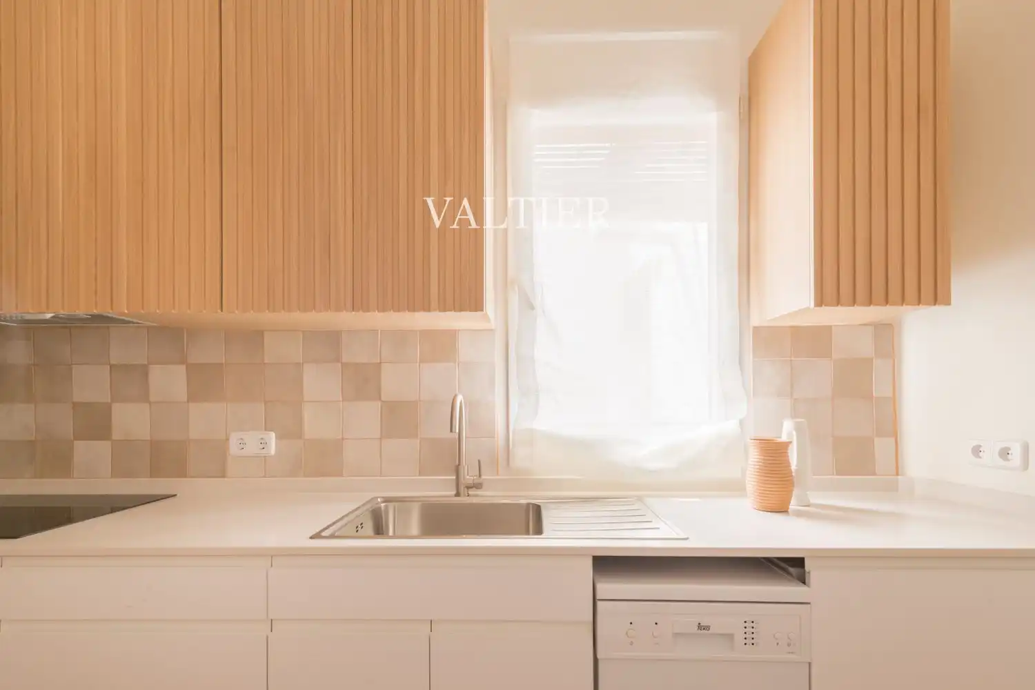 Cocina de Piso de alquiler en  Madrid Capital con Aire acondicionado, Calefacción y Terraza