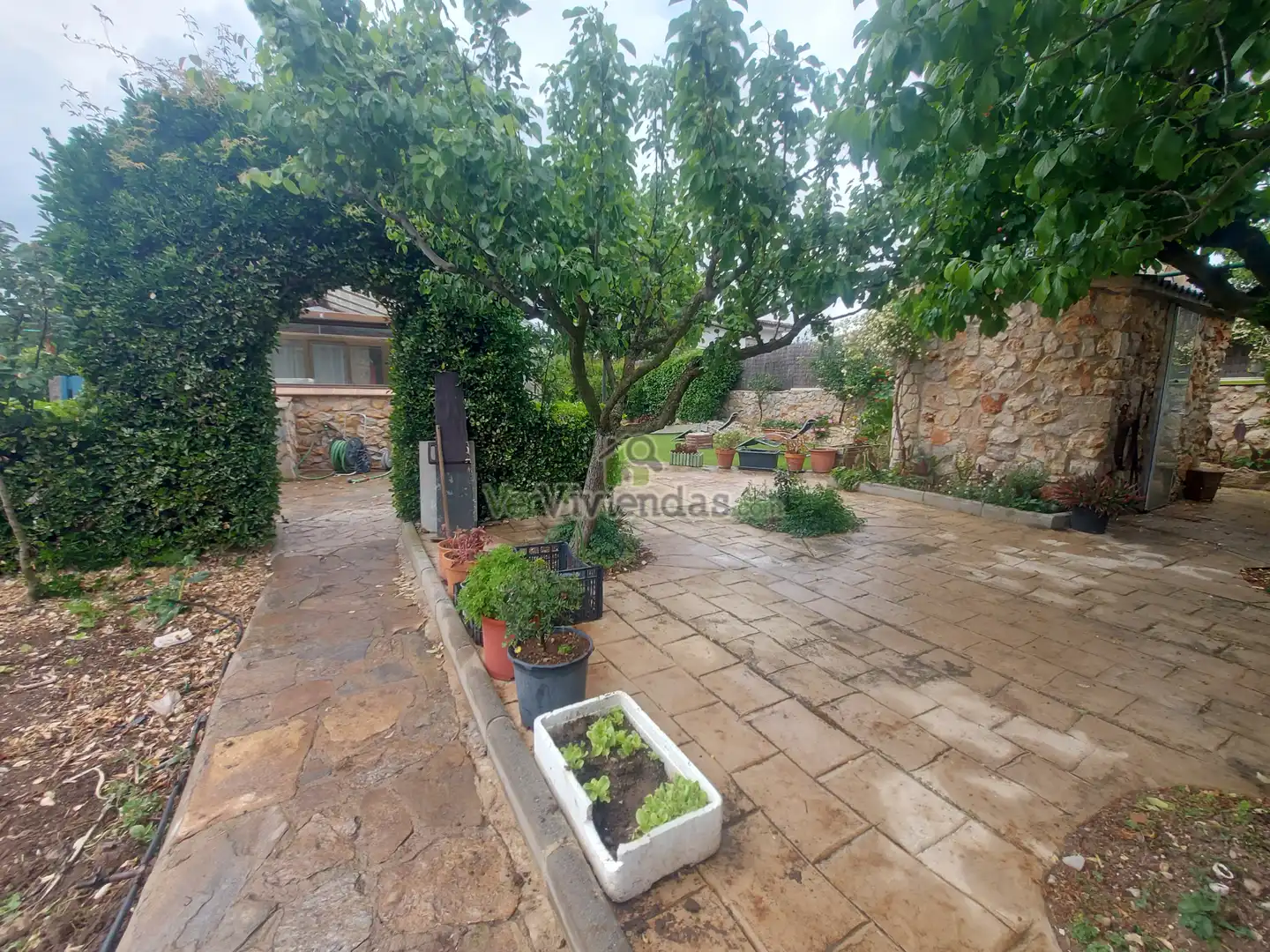 Jardí de Casa o xalet en venda en Vallirana amb Aire condicionat, Calefacció i Jardí privat