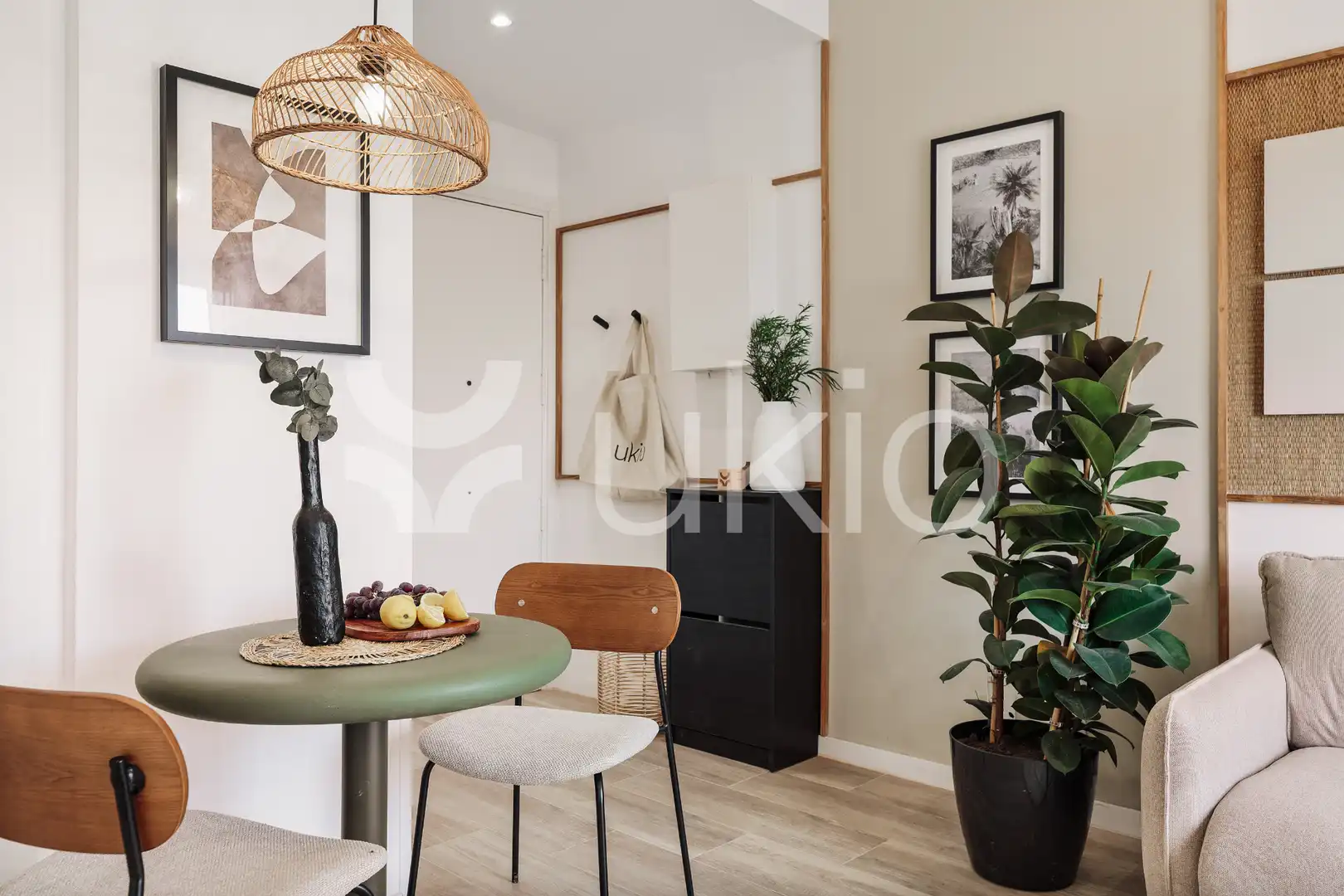 Wohnzimmer von Wohnungen zur Miete in Barcelona mit Klimaanlage, Heizung und Terrasse