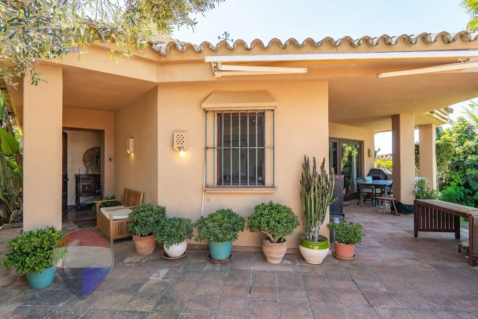 Terraza de Casa o chalet en venta en Marbella con Calefacción, Jardín privado y Terraza