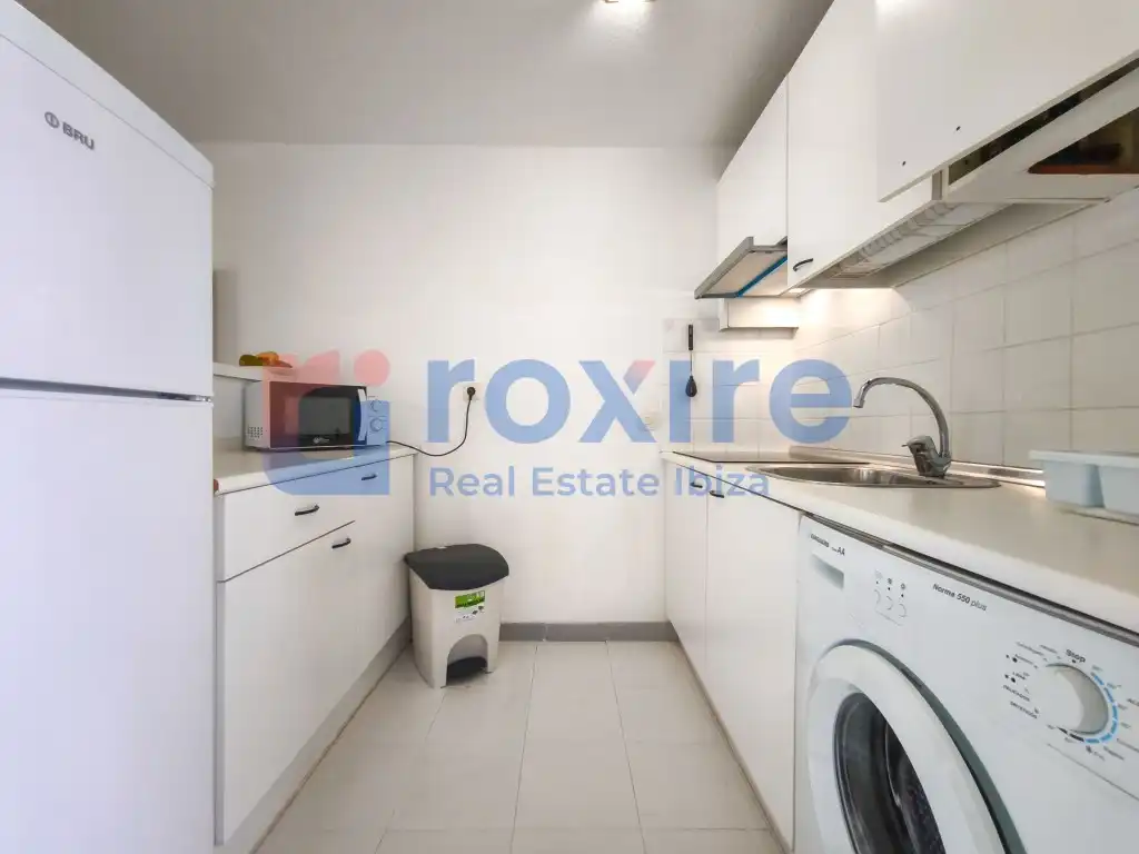 Kitchen of Apartments for rent in Sant Josep de sa Talaia  with Air Conditioner, Furnished and Washing machine