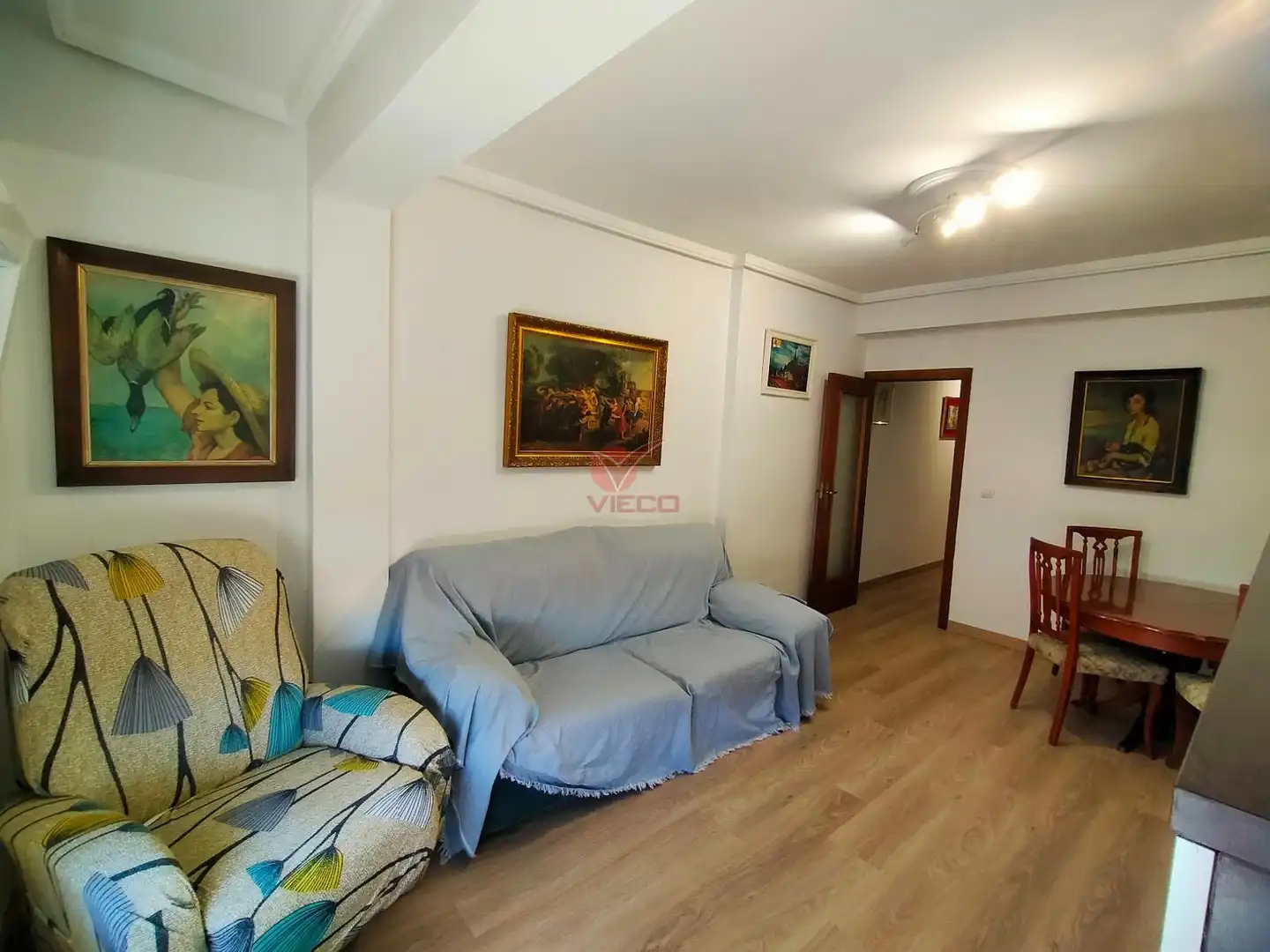 Living room of Flat for rent in Cuenca  with Heating and Furnished