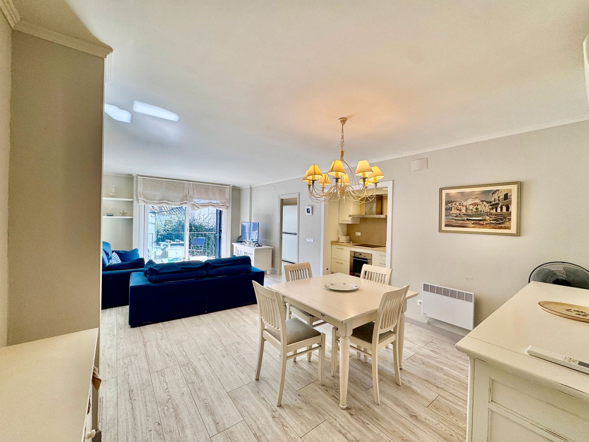 Sala d'estar de Apartament en venda en Palafrugell amb Aire condicionat, Calefacció i Parquet