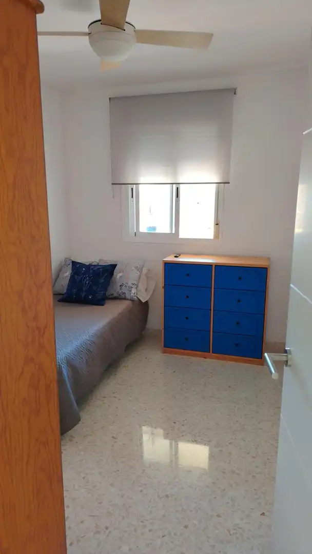 Habitación de Apartamento de alquiler en Málaga con Jardín privado, Terraza y Amueblado