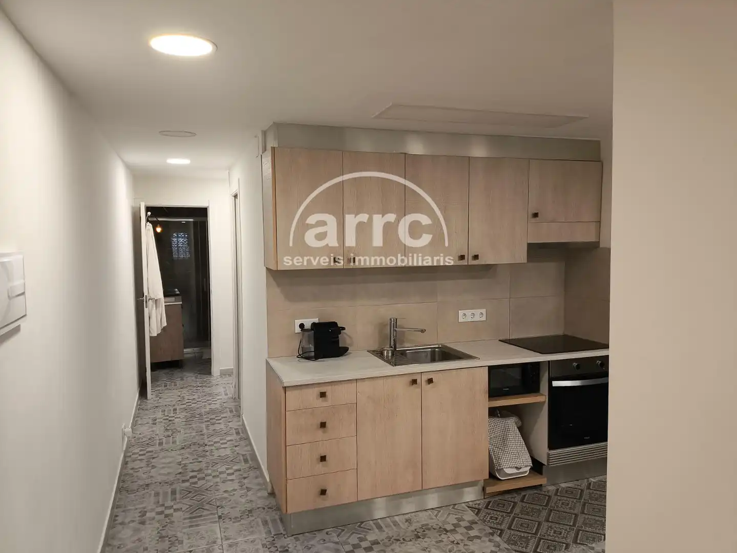 Kitchen of Flat for sale in Premià de Dalt  with Furnished
