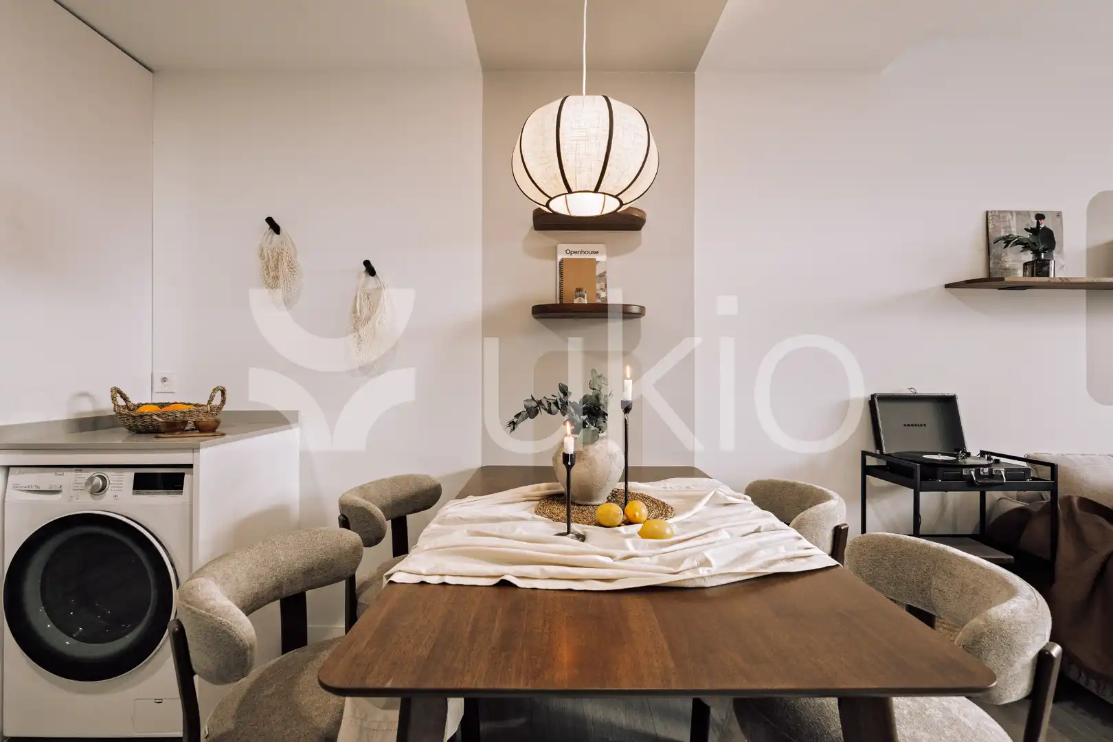 Menjador de Apartament de lloguer en Madrid amb Aire condicionat, Calefacció i Terrassa