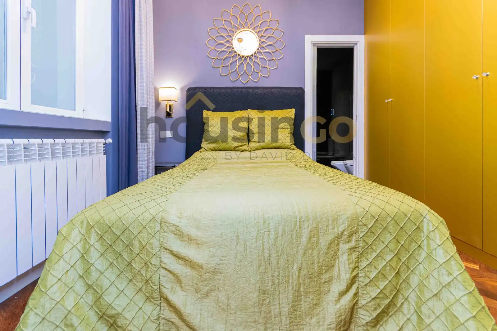 Bedroom of Flat for rent in Madrid  with Heating and Furnished