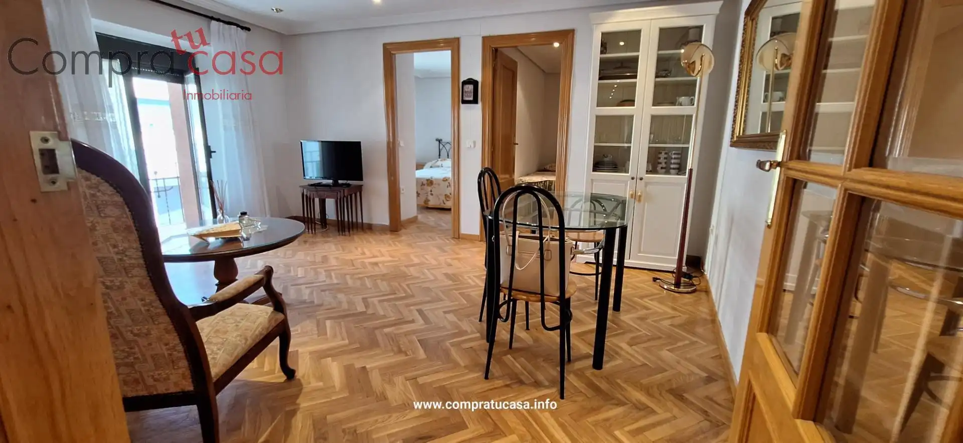 Esszimmer von Wohnung zur Miete in Trescasas mit Heizung, Parkett und Möbliert