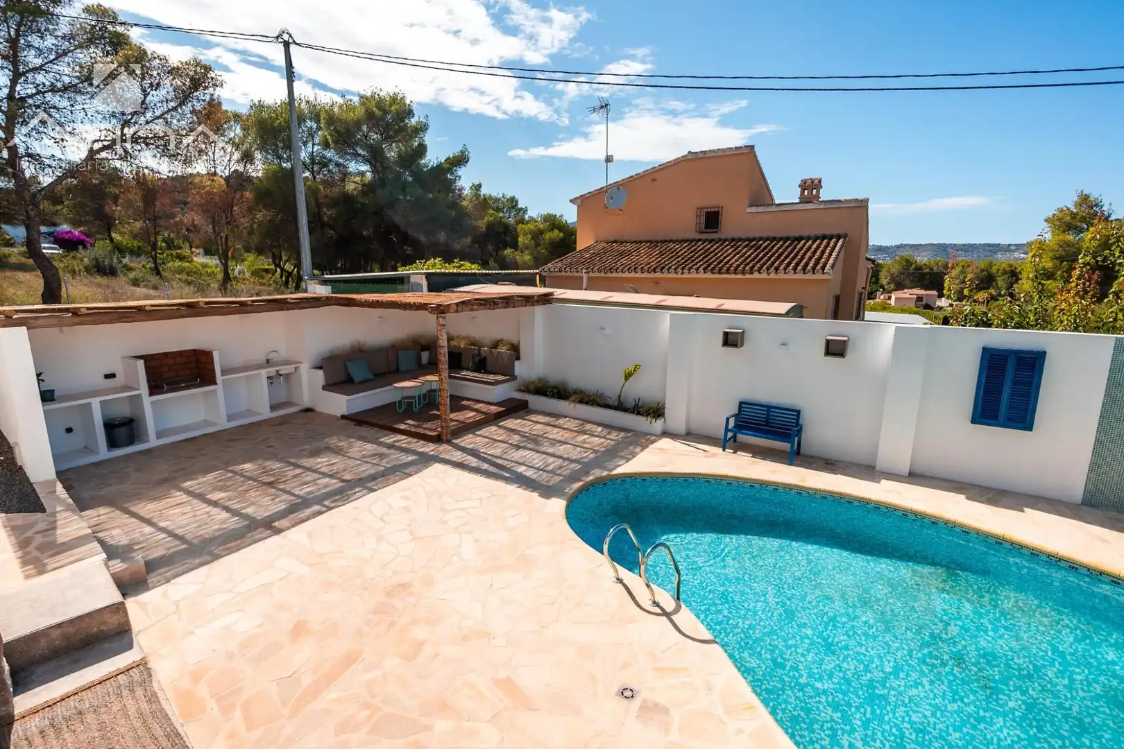 Swimming pool of Houses for sale in Jávea / Xàbia  with Air Conditioner, Private garden and Terrace