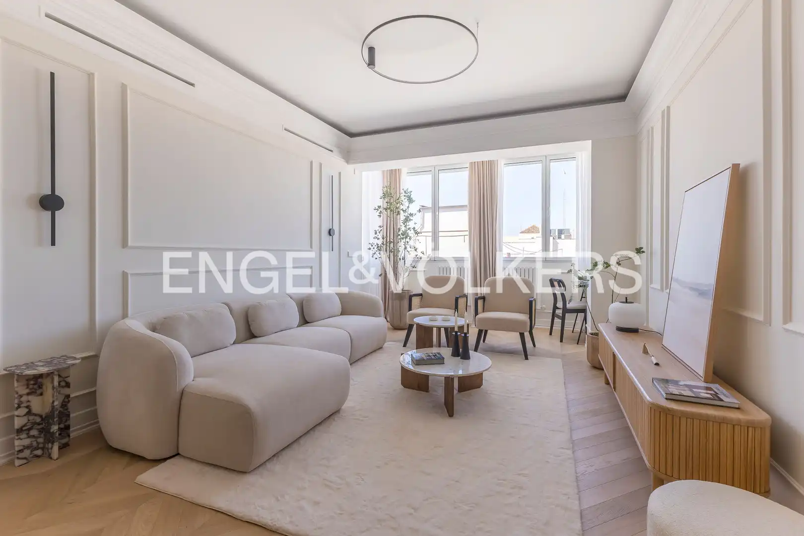 Sala de estar de Piso en venta en Barrio de Salamanca
