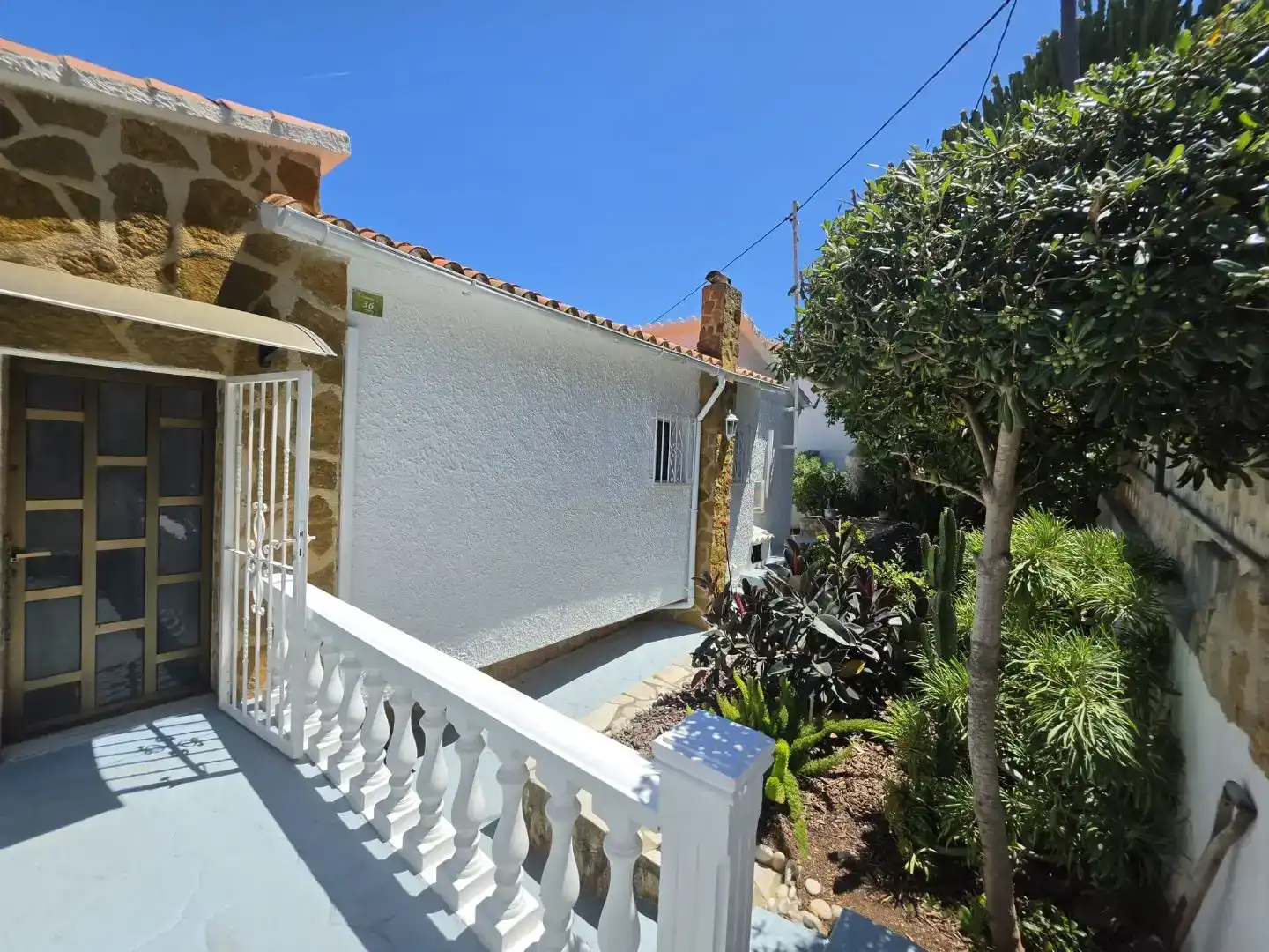 Vista exterior de Casa o chalet en venta en Dénia con Aire acondicionado, Jardín privado y Trastero