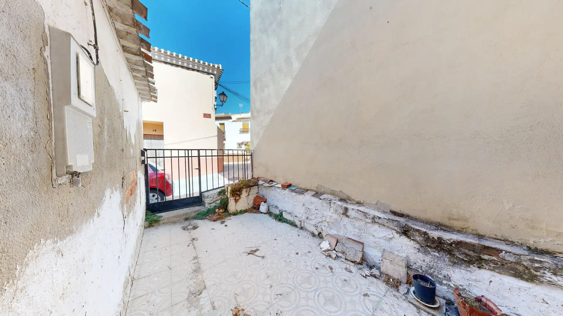 Vista exterior de Casa adosada en venta en Chinchilla de Monte-Aragón con Terraza y Amueblado