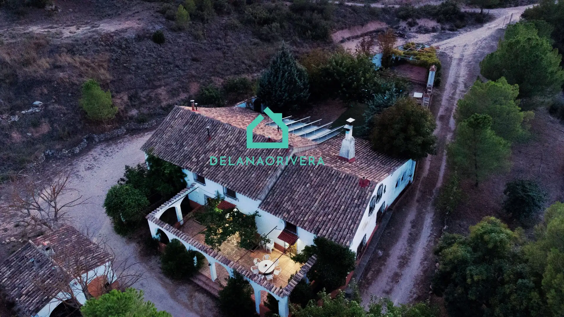 Exterior view of Country homes for rent in Villamalea  with Private garden, Terrace and Swimming Pool