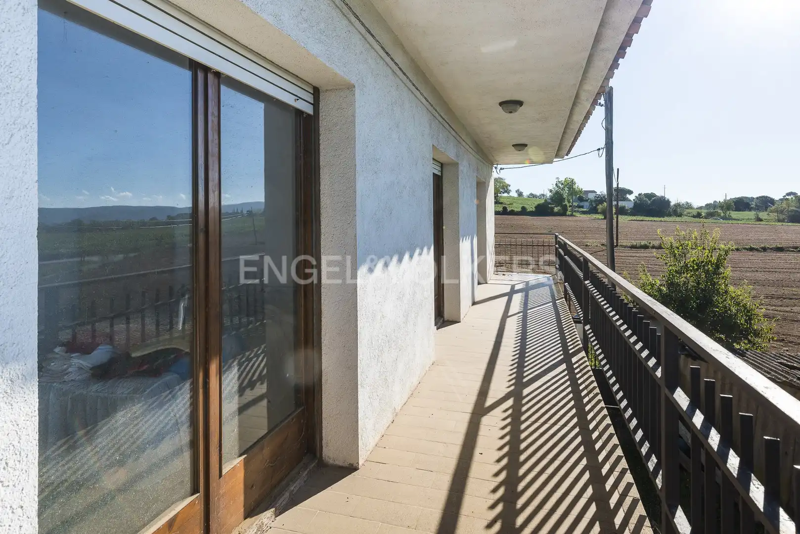 Terrasse von Country house zum Verkauf in Sant Pere de Vilamajor mit Heizung, Privatgarten und Terrasse