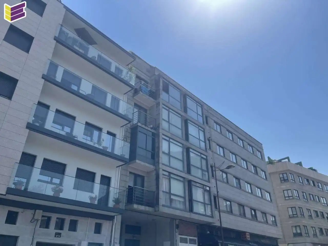 Exterior view of Flat for sale in Vigo   with Heating, Parquet flooring and Storage room